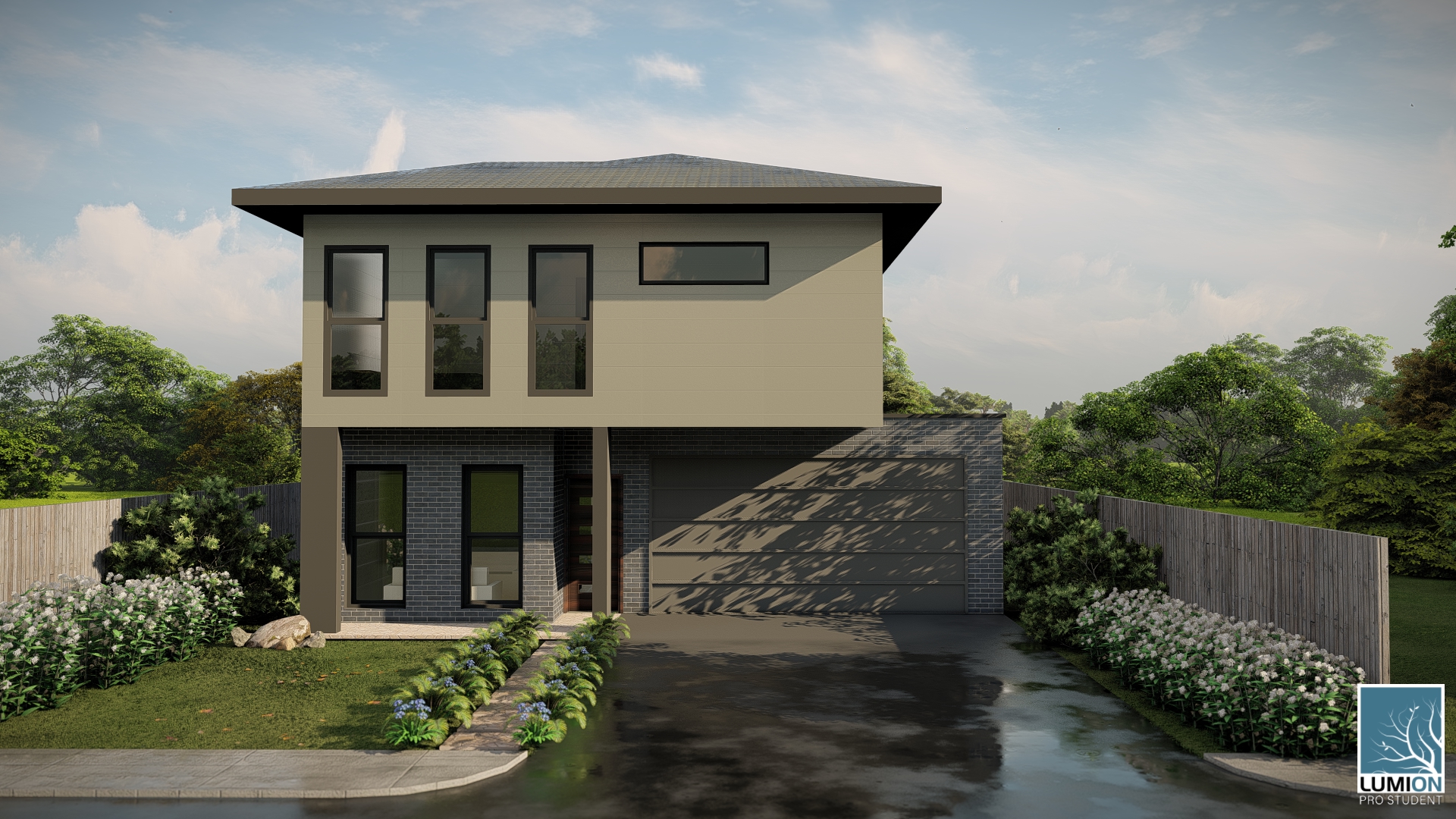 170 SQM Double Story FRONT